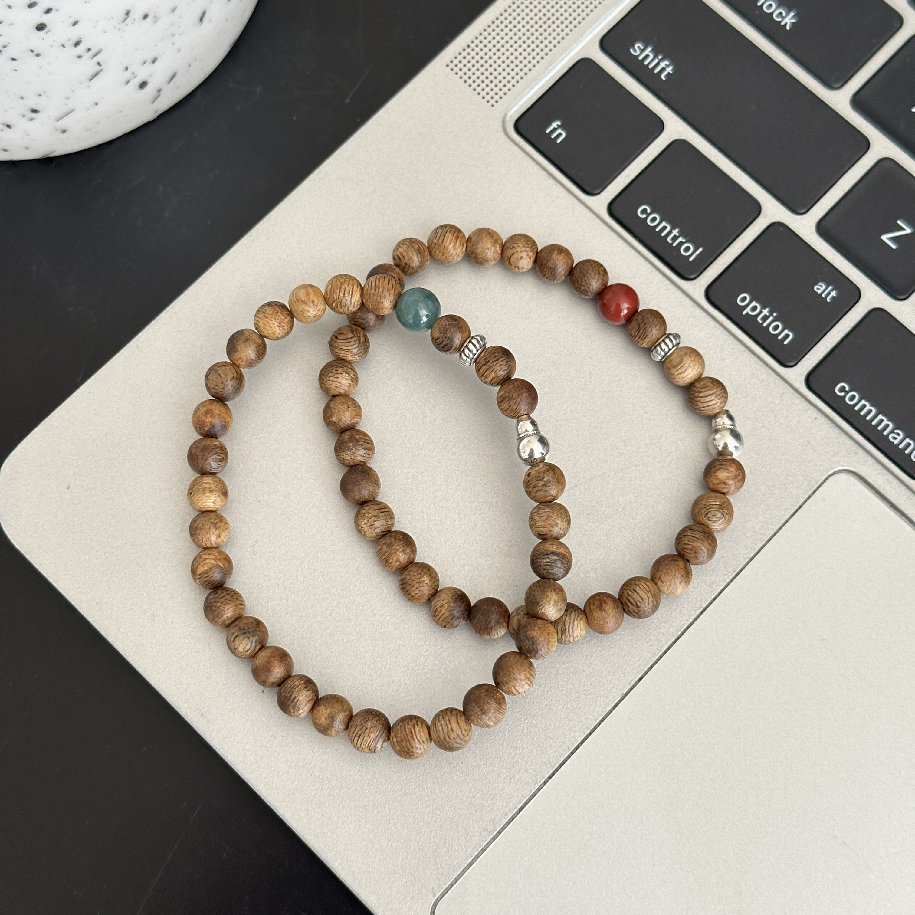 MISSJOJO葫芦木珠纯银手链