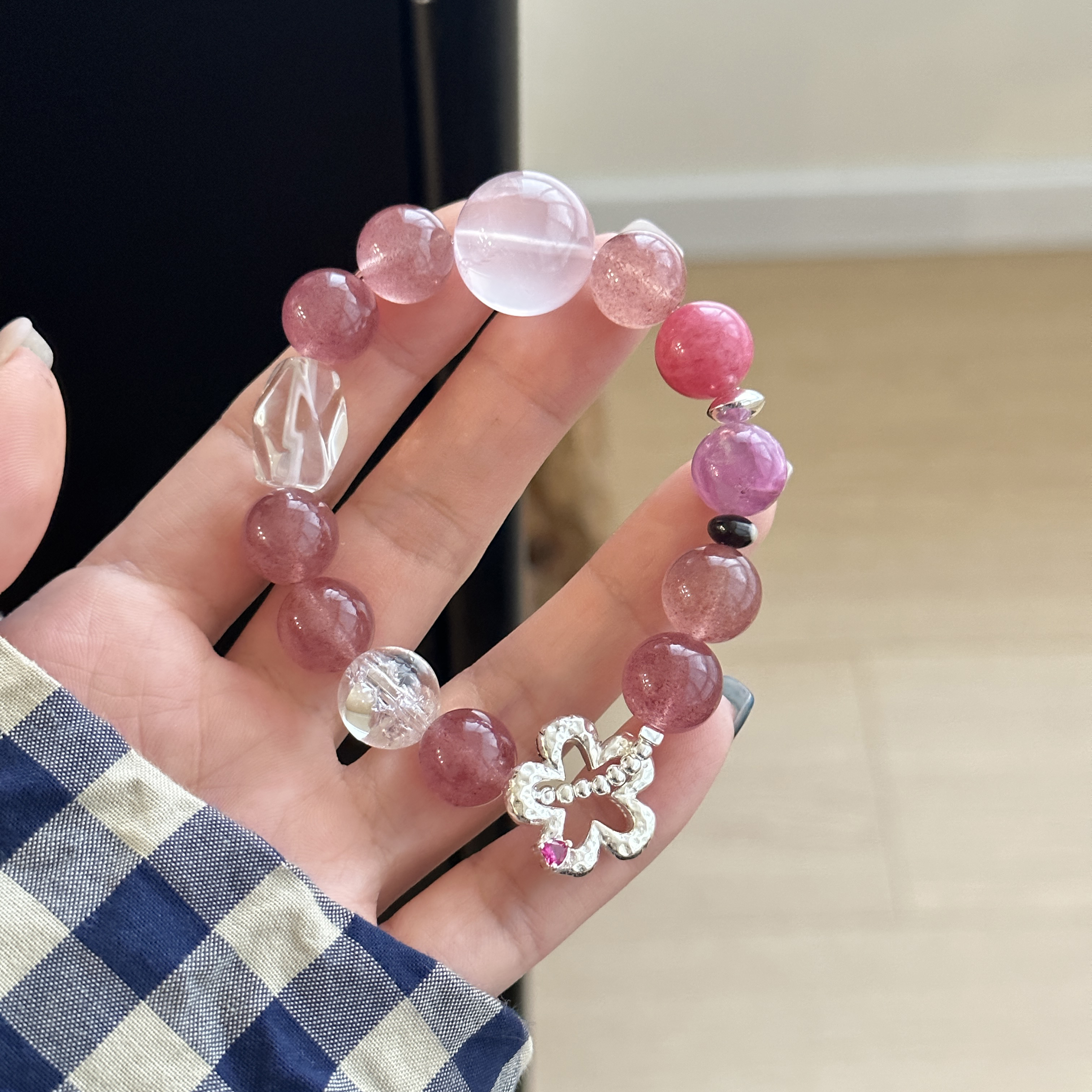 MISSJOJO【你追我桃】纯银手链