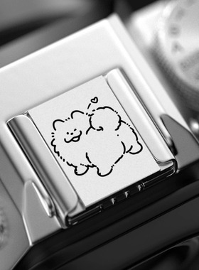 银色线条小狗相机热靴盖适用尼康Z63索尼A7C2富士XT50单反热靴盖