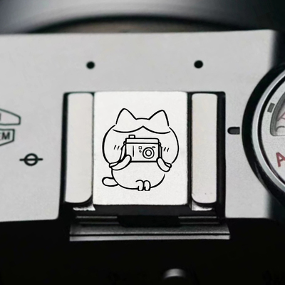 【卡通系列】适用富士/佳能/尼康/索尼相机等热靴盖快门来图定制