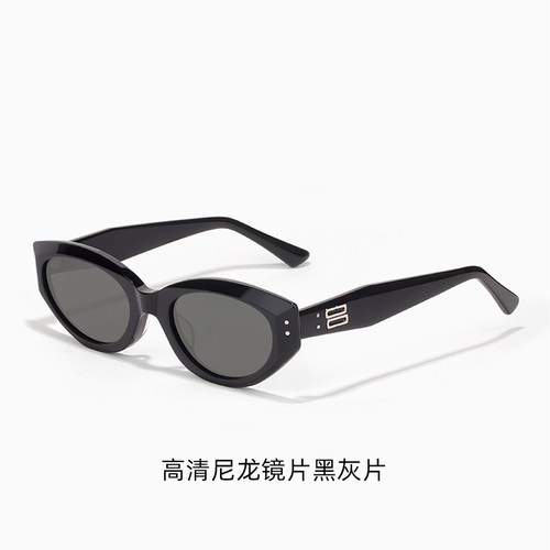 若云复古高级感gm猫眼墨镜
