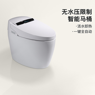沐牌智能马桶即热一体式110V全自动翻盖无水箱冲水家用坐便器