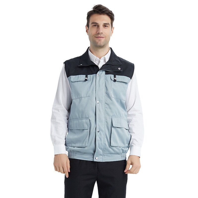 ajiacn电磁防辐射工装马甲工作服职业服装机房基站外套男款AJ503