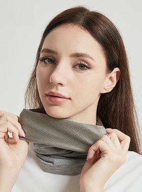 Ajiacn防电磁辐射围脖保护甲状腺电脑手机面罩基站防护雷达10066