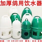 加厚鸽子水壶鸽用饮水器赛鸽水壶鸽子水槽全白水壶全绿喝水器信鸽