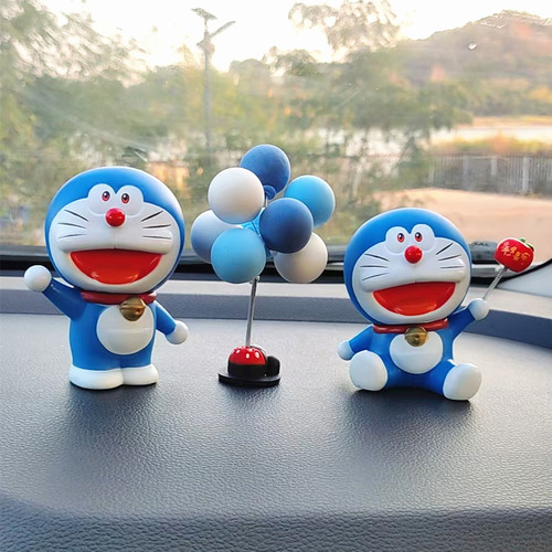 公仔车载汽车摆件哆啦A梦叮当猫