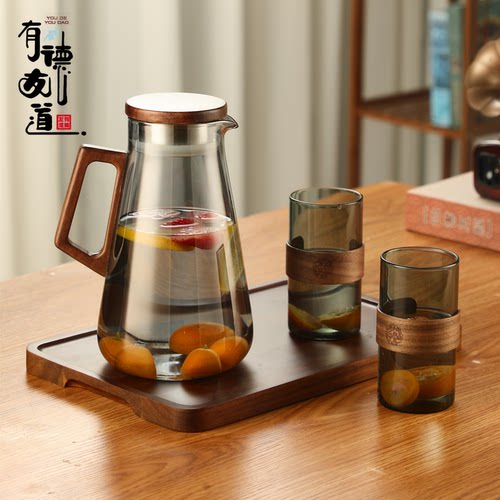 复古风冷水壶大容量耐高温