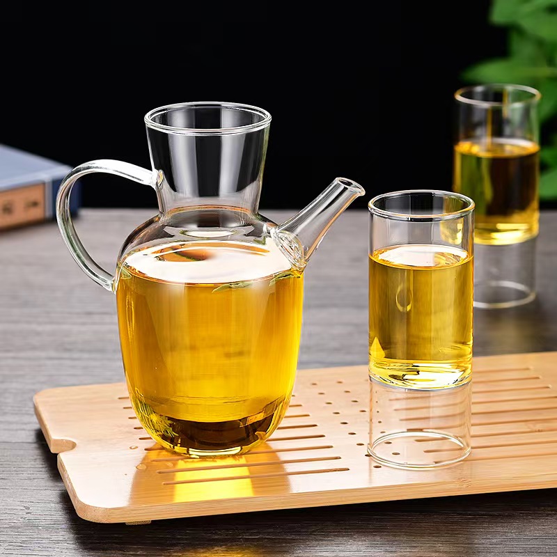 仿宋玻璃茶壶大容量耐热