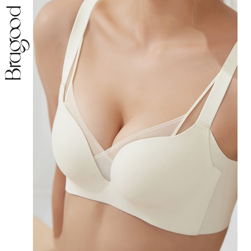 简约无痕无钢圈聚拢收副乳