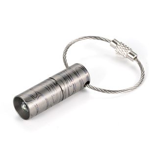 KF00钛合金钥匙扣小手电筒微型迷你钥匙圈EDC挂件手电 酷友CooYoo