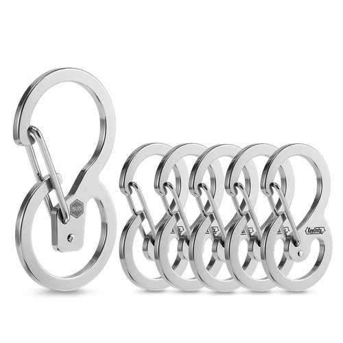 酷友CooYoo8字扣金属钥匙扣