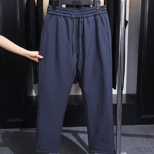 【H家】撤标撤柜！秋冬季男款简约舒适休闲顺滑保暖抽绳羽绒裤