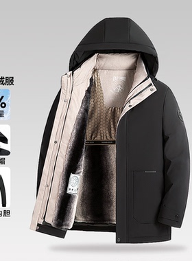 一线撤标撤柜！2025年冬季新款保暖加绒加厚可拆卸内胆羽绒服