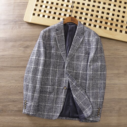 一线大牌剪标春秋修身西服外套