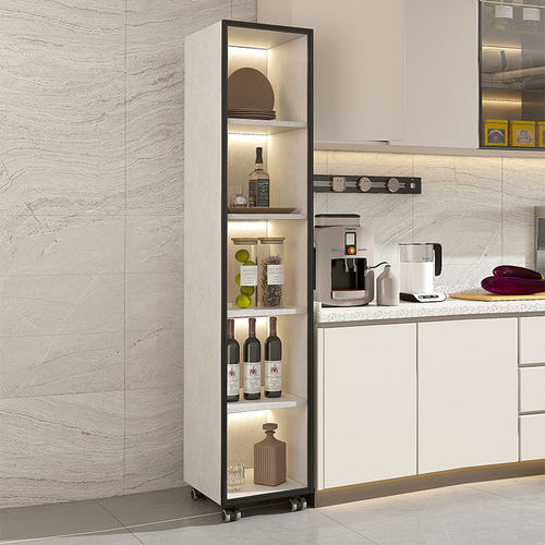 厨房收纳柜带门边柜置物架