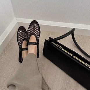 Ballet flat shoes women single shoes big size 43芭蕾平底鞋女