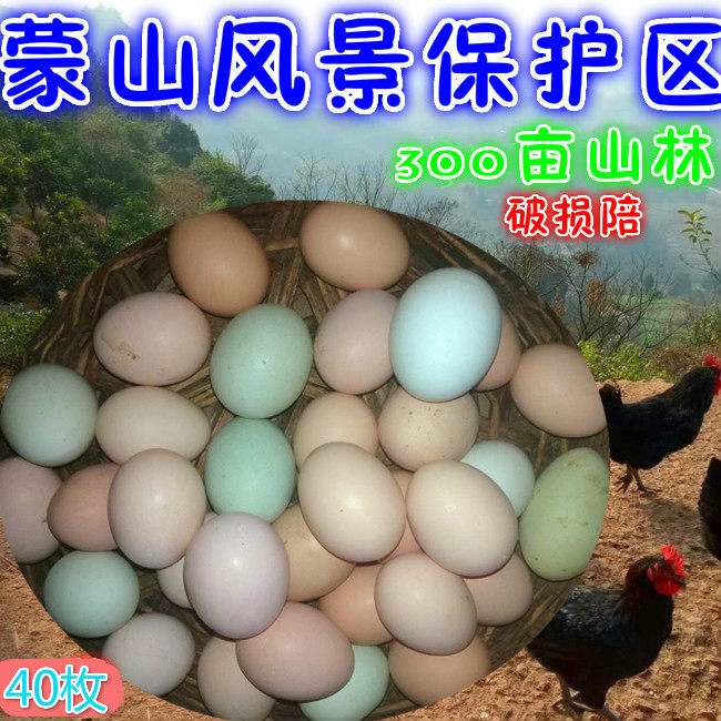 正宗土鸡蛋粮食蛋谷物有机农家新鸡蛋