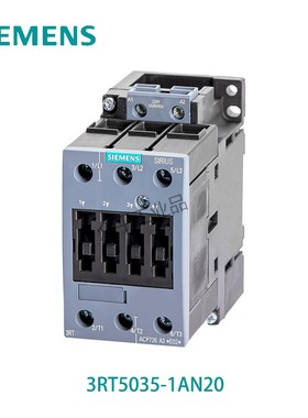 西门子(SIEMENS)3RT系列交流接触器 3RT5035-1AN20 220VAC 40A 3P