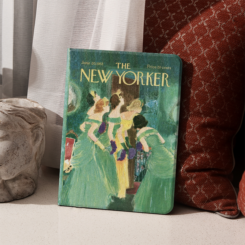 绿礼服的晚宴ins风ipad保护套2024带笔槽款10.2平板壳mini6全包防摔12.9寸air6适用于苹果ipadpro11寸