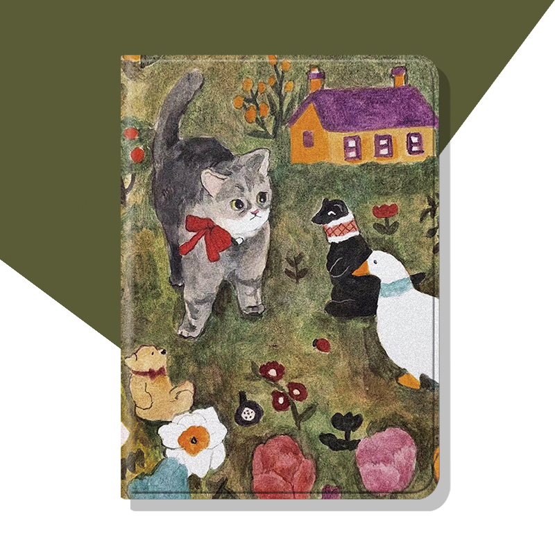 猫咪乐园可爱ipad保护套pro2022