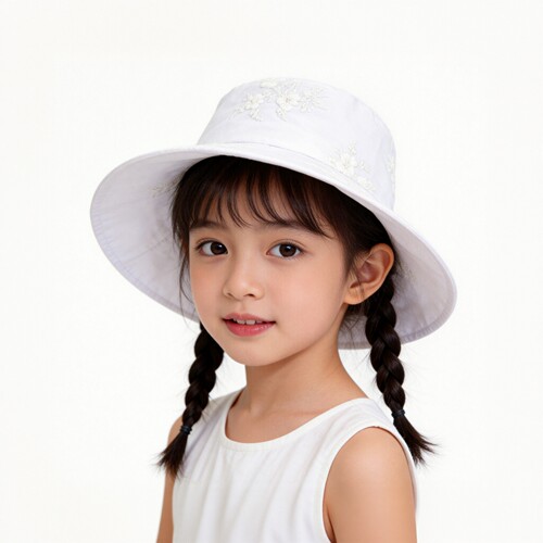 JANIEANDJACK女童防晒帽