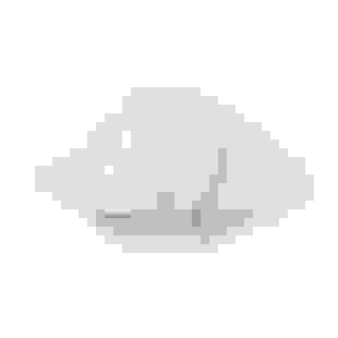 Janie Jack纯棉白底配小动物图案女童软边配白色蝴蝶结遮阳帽 and