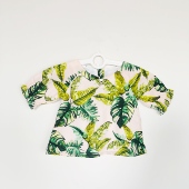 Janie 上衣 丛林树叶图案女童中袖 and Jack纯棉春夏季