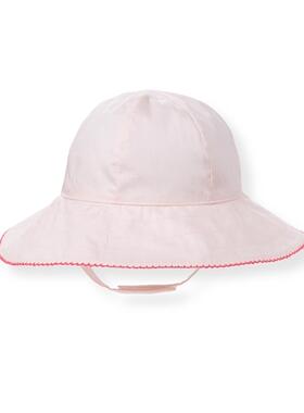 JANIEANDJACKJ珍J克沟边夏季纯棉女童0-12个月遮阳帽太阳帽公主帽