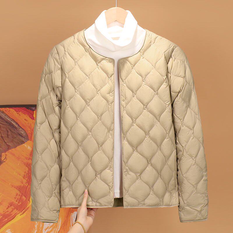 大衣内搭轻薄羽绒服女