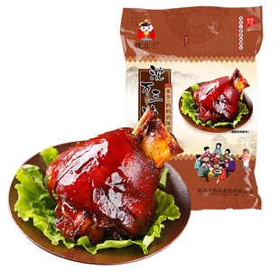 沈万三 年货周庄特产万三蹄猪蹄髈猪肘500g肉类熟食卤味肘子