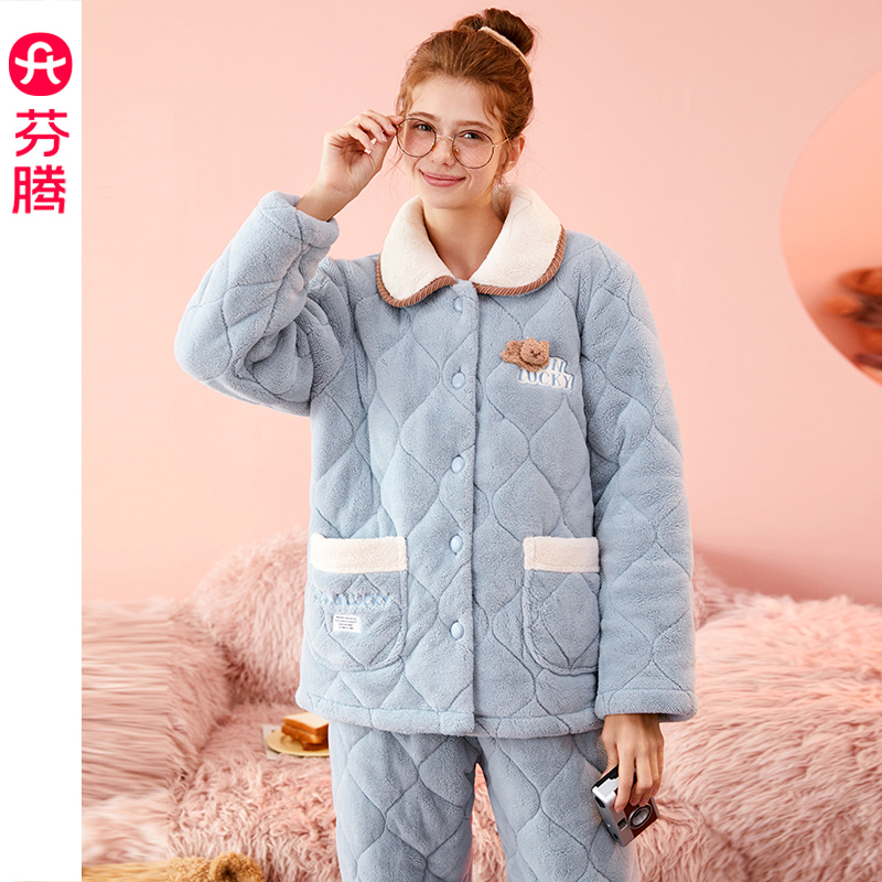 芬腾睡衣冬季新品专柜同款