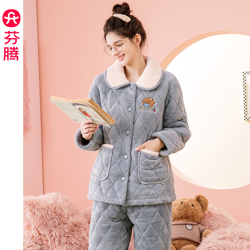 芬腾睡衣冬季新品专柜同款