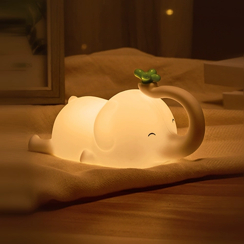 Летающий слон, силиконовый милый ночник для спальни, подарок девушке, популярно в интернете
