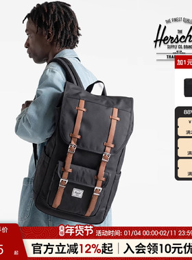 Herschel加拿大赫行经典Little America双肩背包30L通勤旅行背包