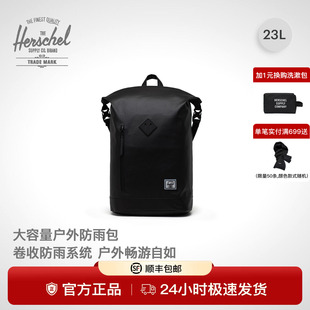 TOP户外出游旅行男女通勤双肩包背包 Herschel加拿大赫行防雨ROLL