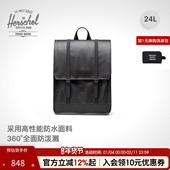Herschel赫行25新品 新升级防雨Survey电脑双肩包书包商务24升背包