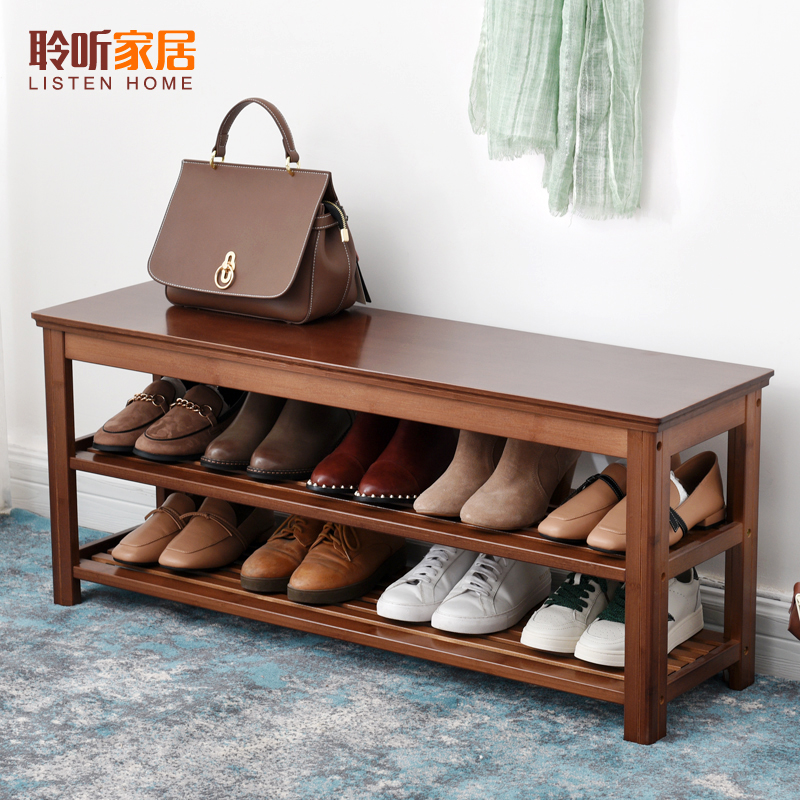 聆听换鞋凳门口北欧简约组装
