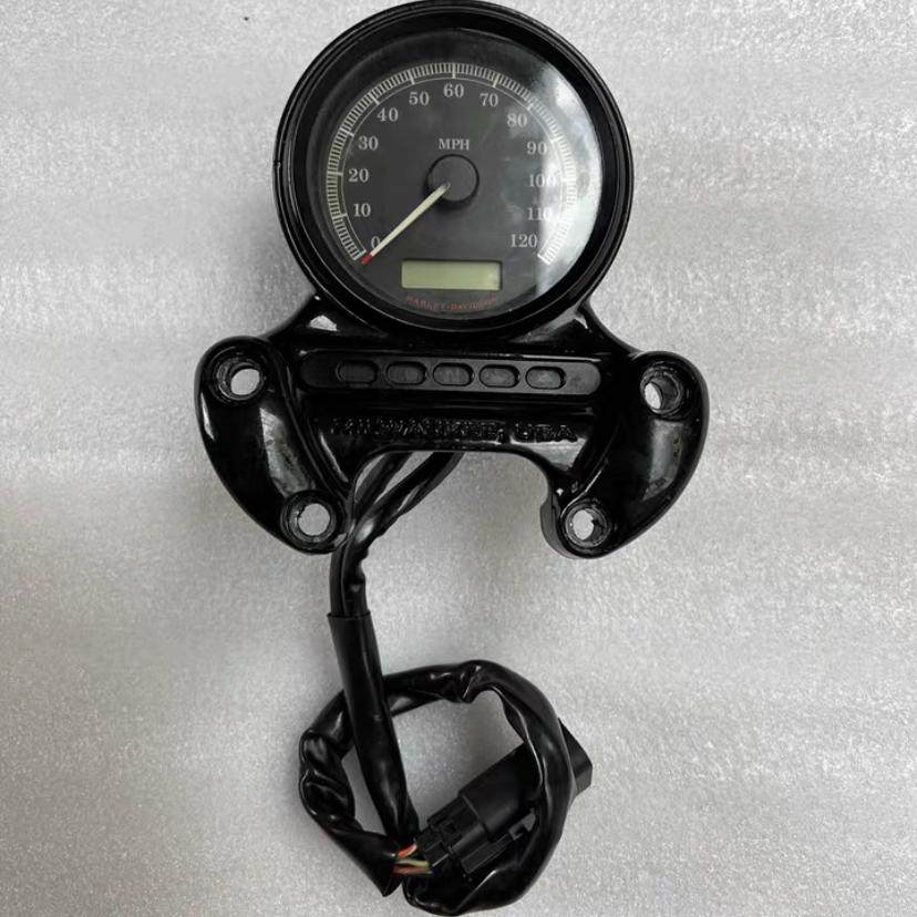 10-13哈雷运动者XL1200X 48仪表总成 仪表支架 仪表底壳 仪表线路