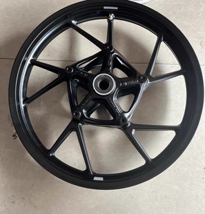 摩托车配件赛350QJ350GS F前轮圈轮毂双碟前钢圈轮子