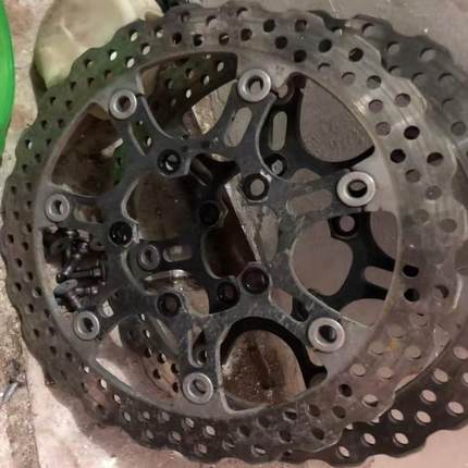 川崎 ZX-10R 06-07年 前刹车车盘 前刹车蝶  价格私聊