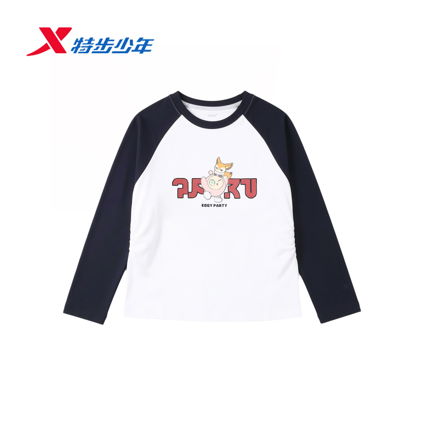 特步蛋仔派对 |儿童薄款长袖衬衫女大童2026秋季新款674324034318