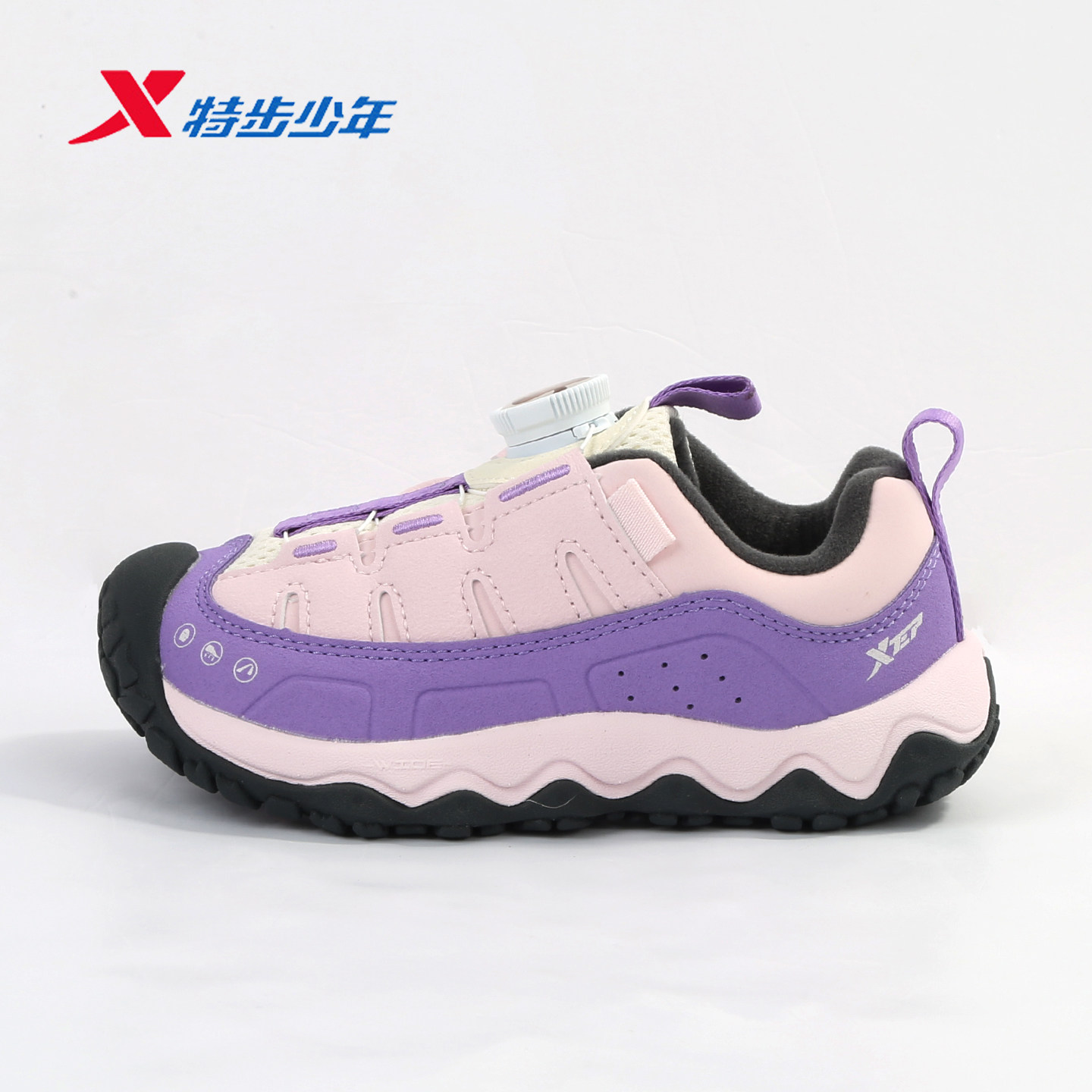 【宽宽坚果鞋】特步女童运动鞋2026秋冬新款小童跑鞋674414113010