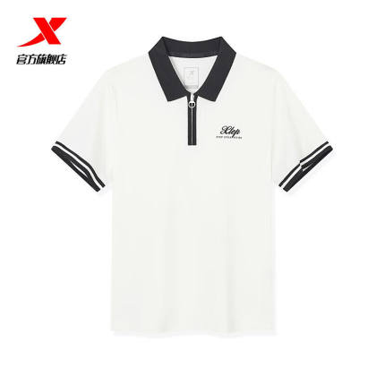 特步短袖POLO衫女2026夏季新款翻领亲肤冰丝运动上衣974228020144