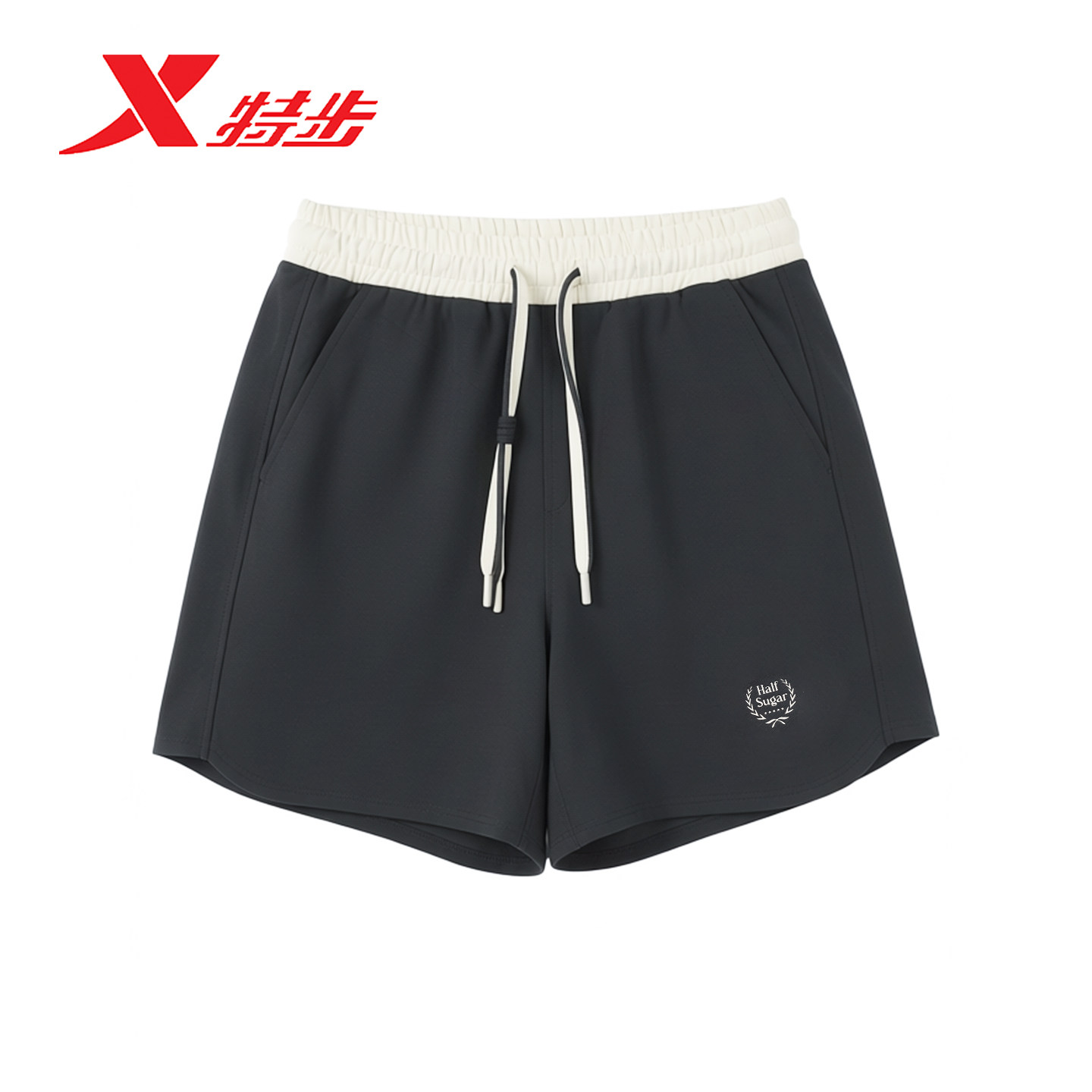 特步运动短裤女夏季新款舒适棉质透气吸汗休闲五分裤974328610169