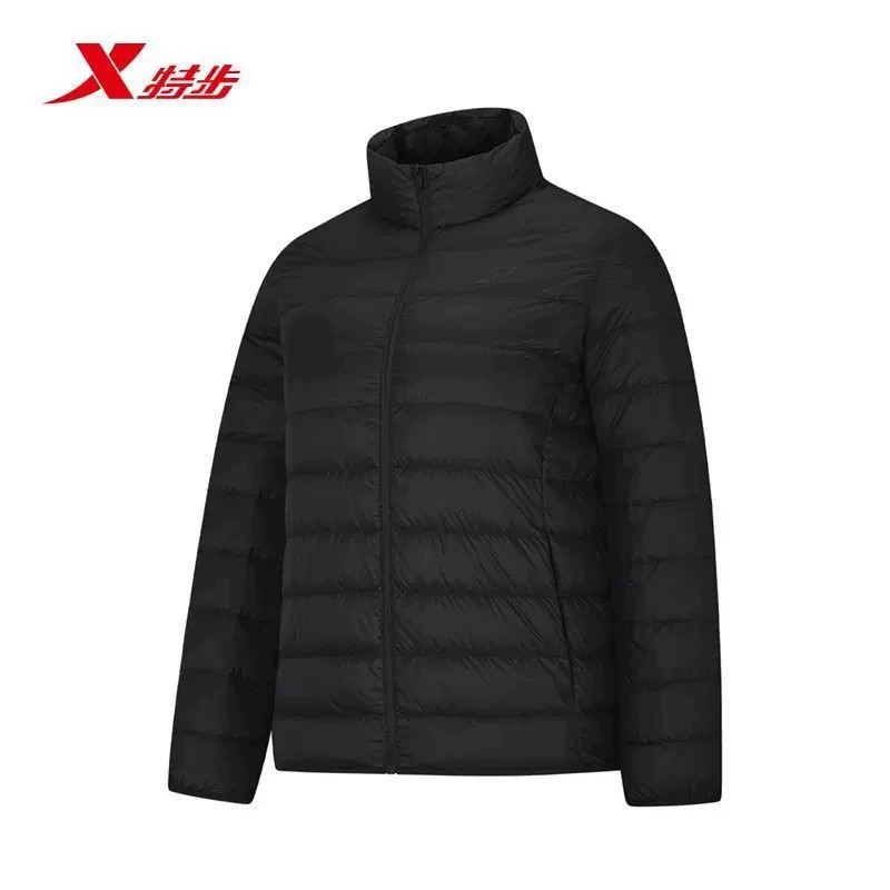 特步羽绒服男士2026冬季新款男装立领运动保暖外套974429190099