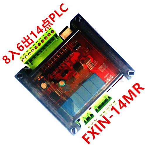 国产三菱plc工控板14点板式PLC FX1N-14MR plc控制器plc控制板