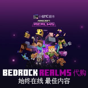 我的世界 Minecraft 基岩版 领域服 正版Realms服务器代购 性能强