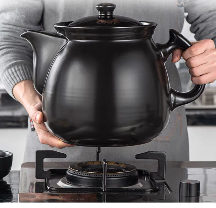 大容量熬药锅中药壶耐热中草药煲老式煤气灶家用