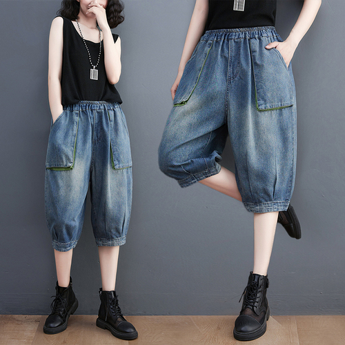 卓悦大码牛仔 18ZYDMNZ6695