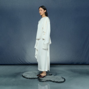 月泠泠YUELINGLING 「花涧」荡领飘片上衣